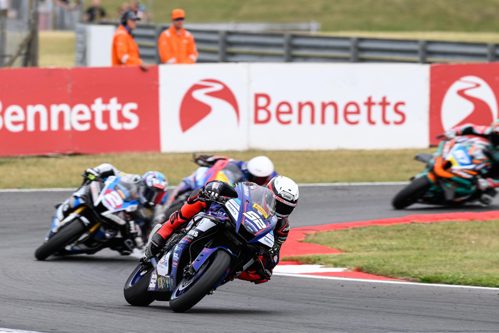 Kam out of the last corner at Snetterton.
